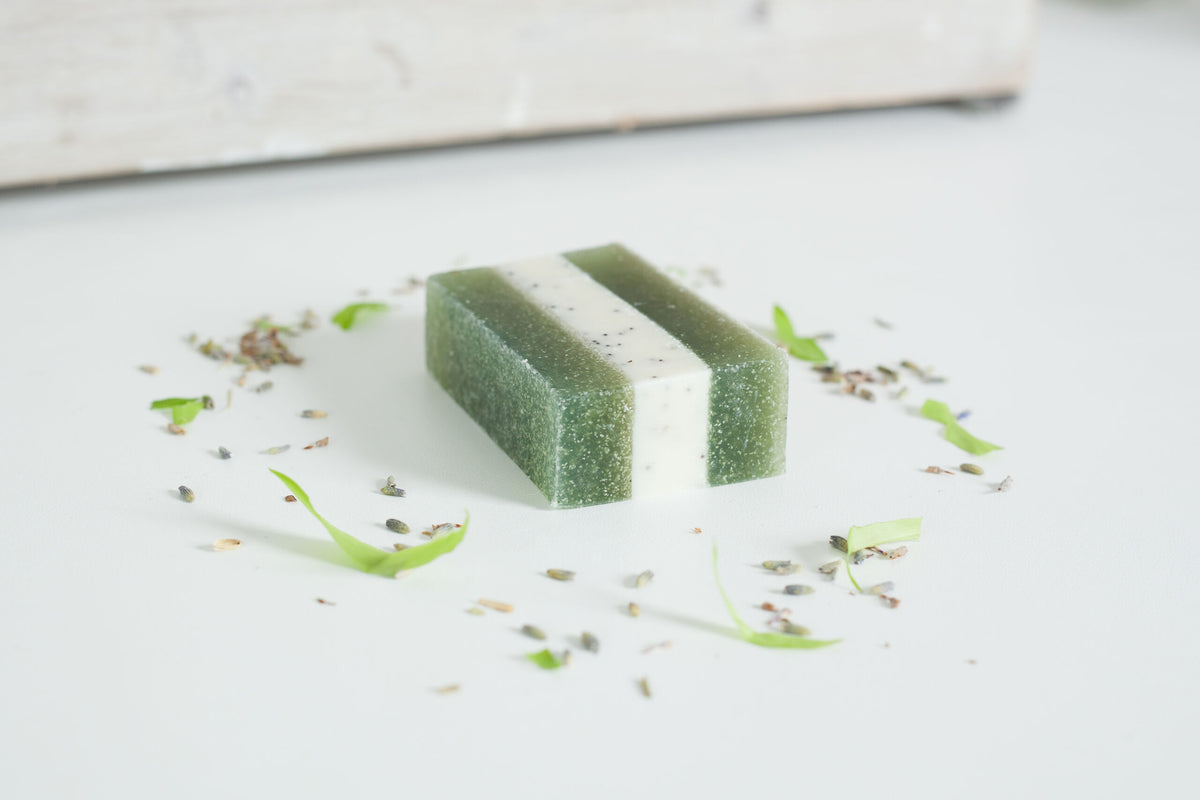 Handmade Organic Double Mint Soap Bar image 1