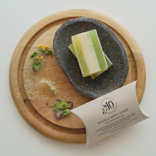 Handmade Organic Double Mint Soap Bar image 2