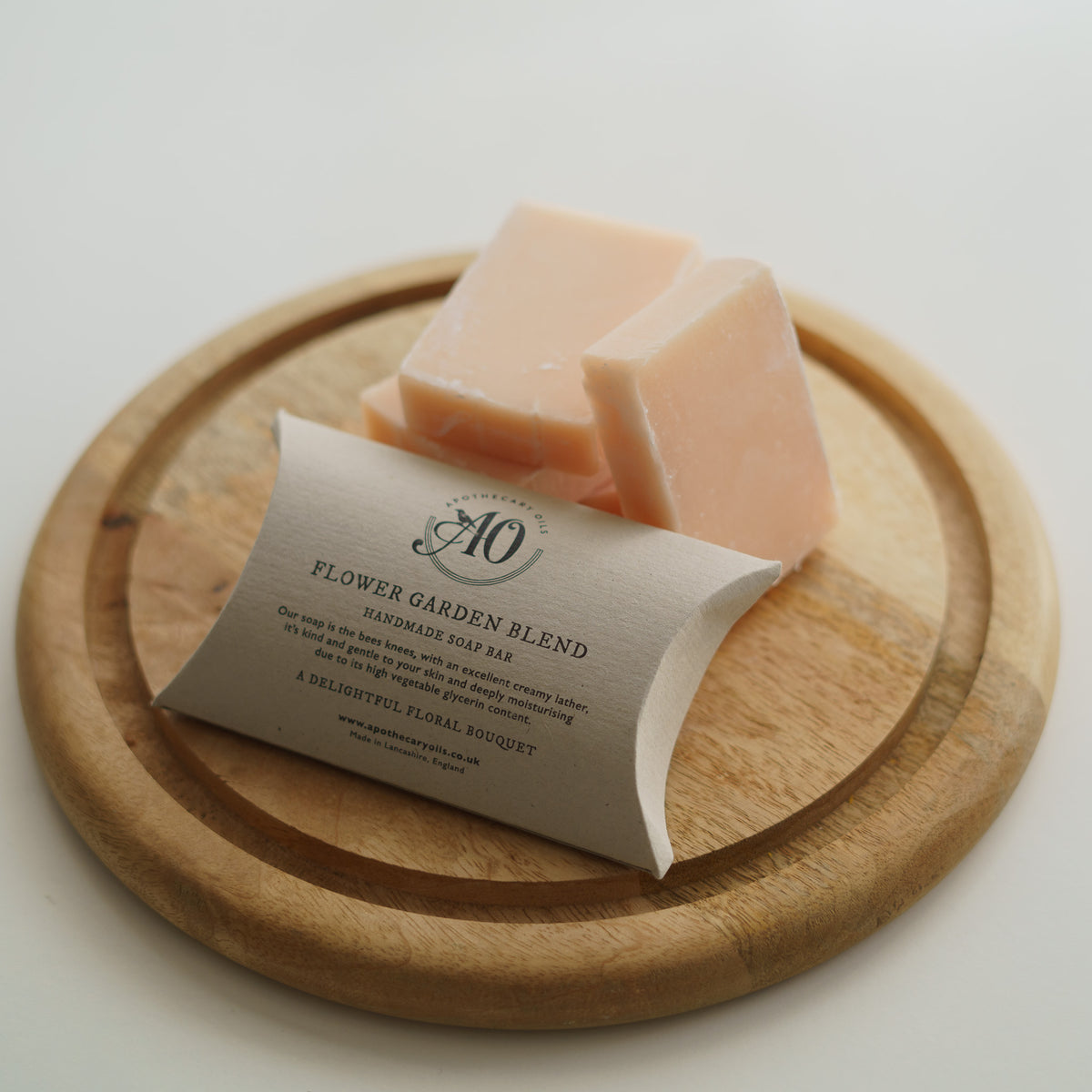 Handmade Organic Flower Garden Soap Bar image 0
