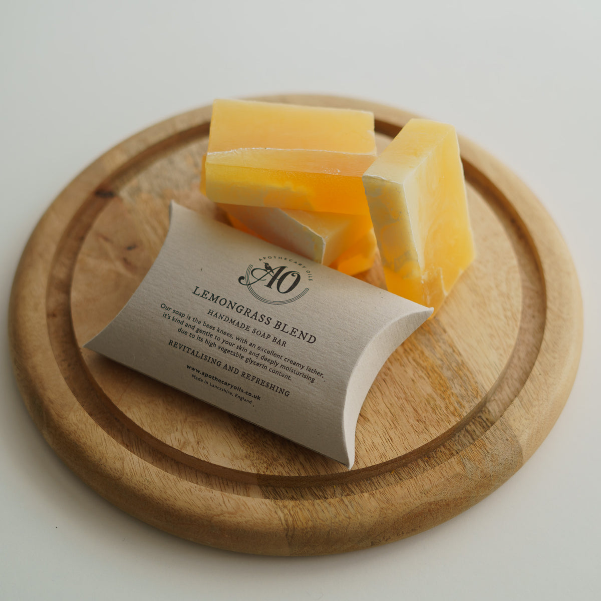 Handmade Organic Lemongrass Soap Bar image 0